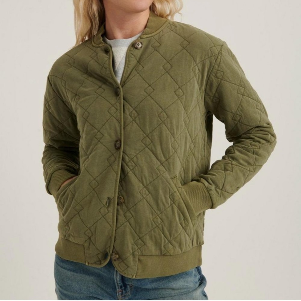 Lucky Brand Quilted Bomber Jacket